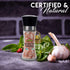 Pink Salt Coarse Grain Medium Glass Grinder - 6.35 oz | HIMALAYAN CHEF